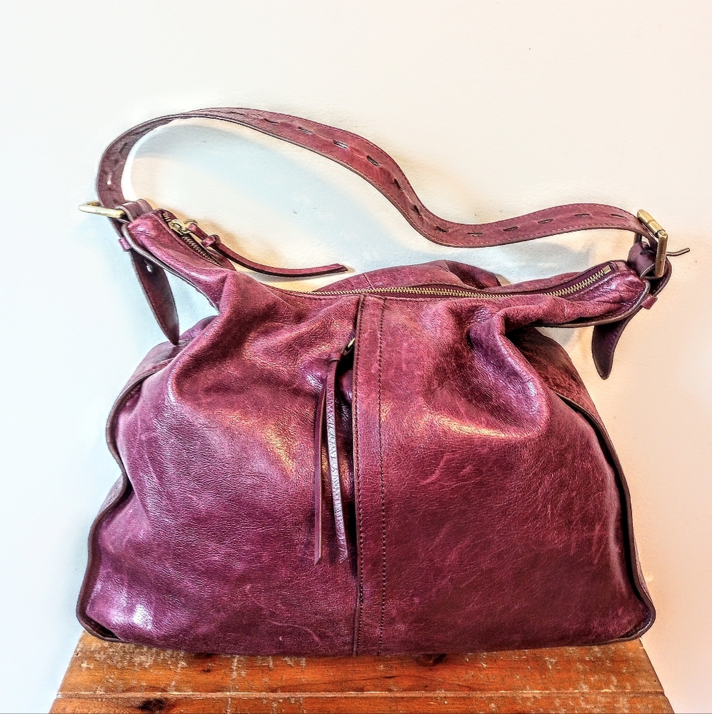HOBO Slouchy Leather Shoulder Bag